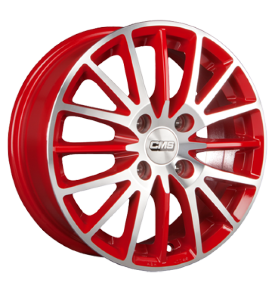 CMS, C17, 6x14 ET35 4x108 63,4, diamant rot