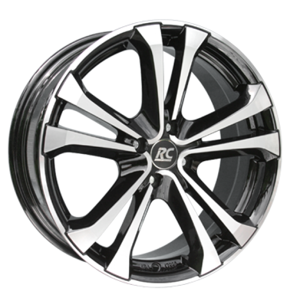 RCDesign, RC17, 7,5x17 ET28 4x100 63,4, schwarz glanz vollpoliert
