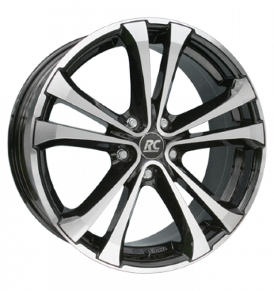 RCDesign, RC17, 7,5x17 ET45 5x108 72,6, schwarz glanz vollpoliert