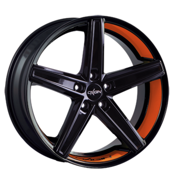 Oxigin, 18 Concave, 10,5x21 ET52 5x130 71,6, foil orange Felgenbett