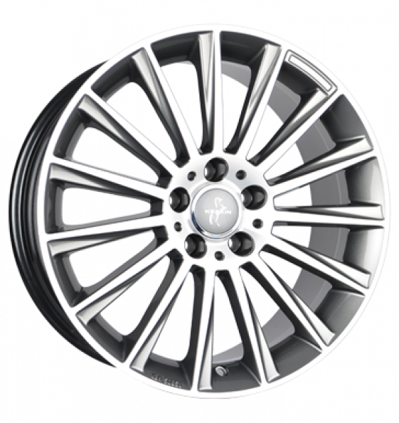 Keskin, KT18 Turbo, 7x17 ET40 5x114,3 72,6, palladium front polish