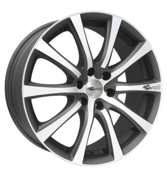 Brock, B21, 9x20 ET30 6x114,3 66,1, schwarz matt vollpoliert