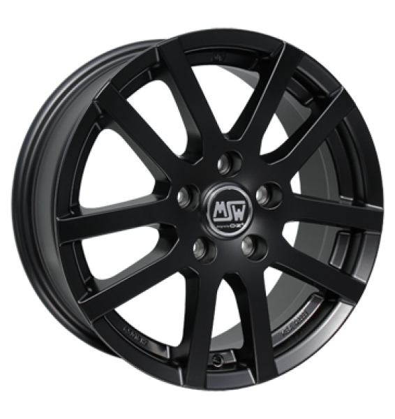 MSW, 22, 6,5x16 ET18 4x108 65,1, matt black