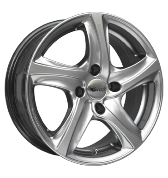 Brock, B25, 6,5x15 ET42 4x108 63,4, chromsilber