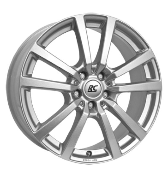 RCDesign, RC25, 8x18 ET53 5x130 71,5, kristallsilber