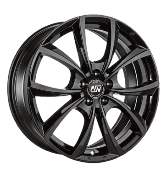 MSW, 27 T, 9,5x20 ET45 5x114,3 64,12, gloss black