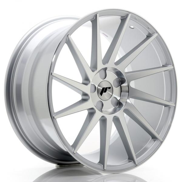 JR Wheels JR22 20x10 ET20-40 5H BLANK Silver Machined Face