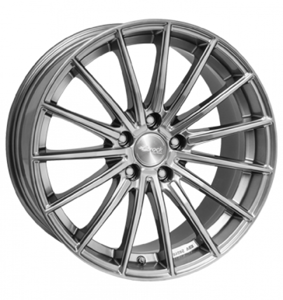 Brock, B36, 7,5x17 ET35 5x120 72,6, hyper silber
