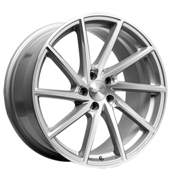 Brock, B37C, 9,5x20 ET22 5x112 66,6, kristallsilber vollpoliert