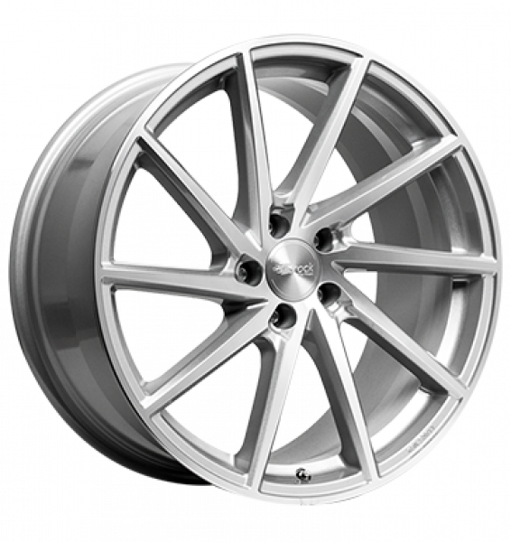 Brock, B37, 9x20 ET37 5x112 66,6, kristallsilber vollpoliert