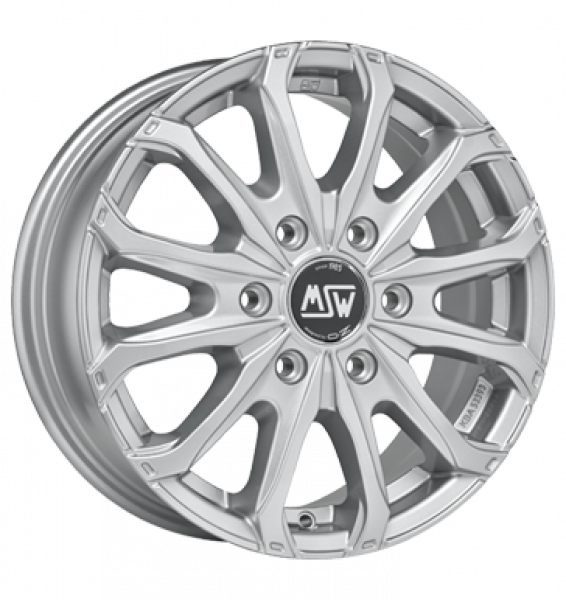 MSW, 48 Van 6L, 6,5x16 ET62 6x130 84,1, full silver