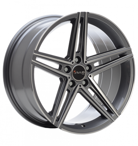 Avus, AC-515K, 9,5x19 ET45 5x112 66,6, anthracite polished
