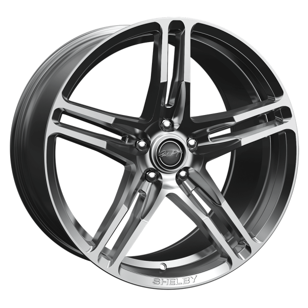 Felgensatz Shelby CS14 9,5x20 Zoll und 11x20 Zoll Chrome Powder