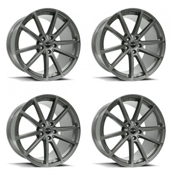 Shelby CS10 9,5x20 und 11x20 Zoll Gunmetal Felgensatz