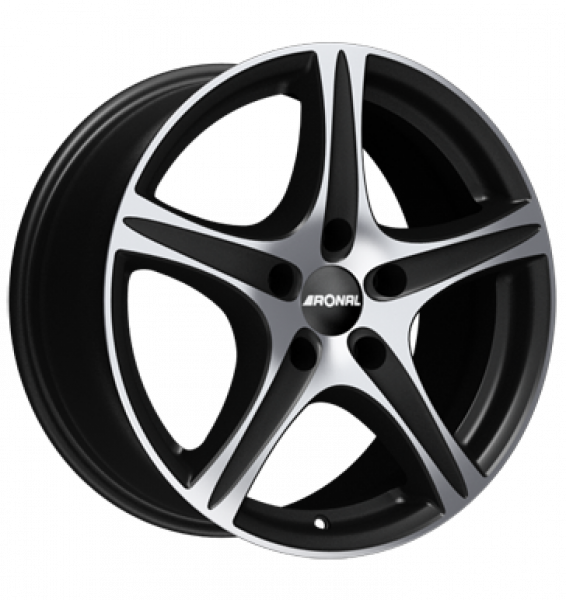 Ronal, R56, 8x18 ET35 5x100 68, mattschwarz-frontkopiert