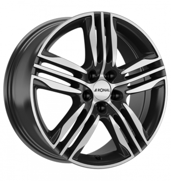 Ronal, R57, 7,5x18 ET50 5x108 76, schwarz-frontkopiert