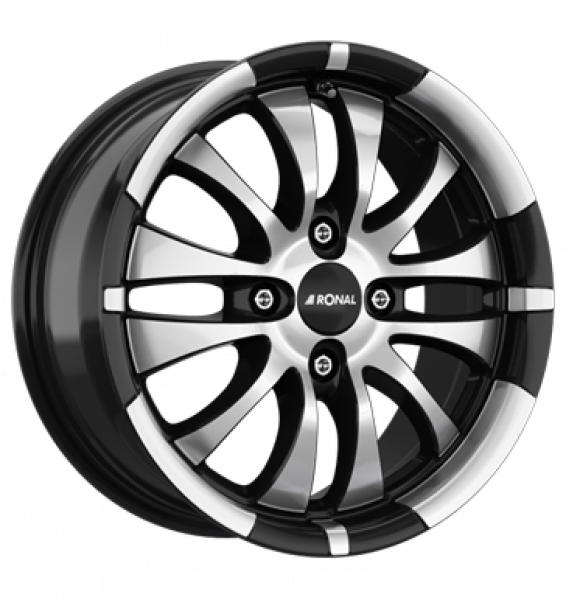 Ronal, R59, 6x15 ET40 4x108 76, jetblack-frontkopiert