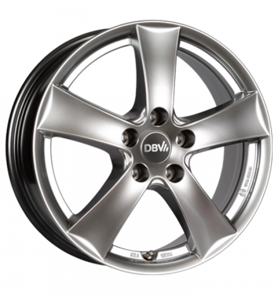 DBV, 5SP 006, 7x17 ET45 5x112 57,1, shadow silber