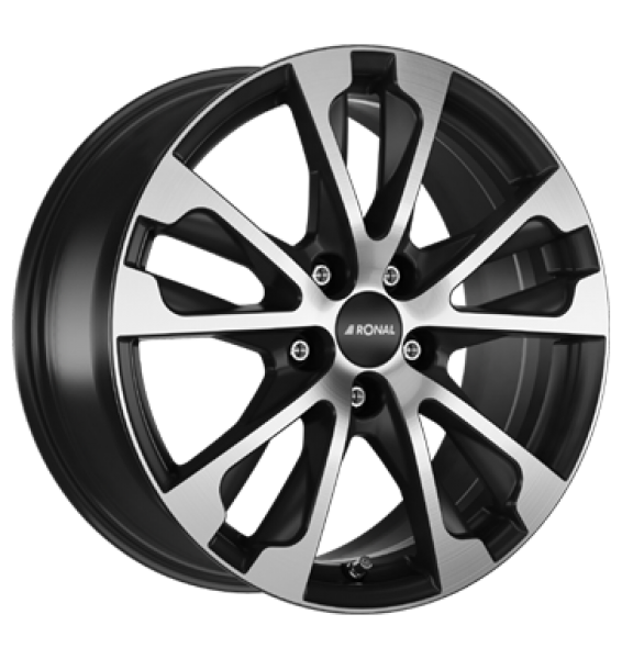 Ronal, R61, 7,5x17 ET29 5x112 66,5, jetblack-matt-frontkopiert