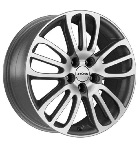 Ronal, R63 Smart Core, 8x18 ET30 5x112 66,5, graphit-matt-frontkopiert