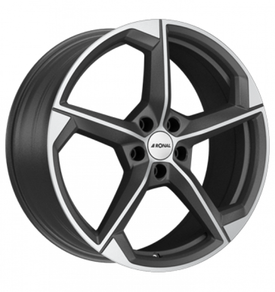 Ronal, R66, 8x19 ET45 5x108 68, orbit grey-matt-frontkopiert