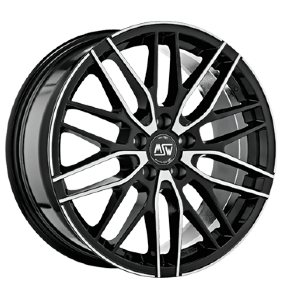 MSW, 72, 8x18 ET45 5x108 73,1, gloss black full polished