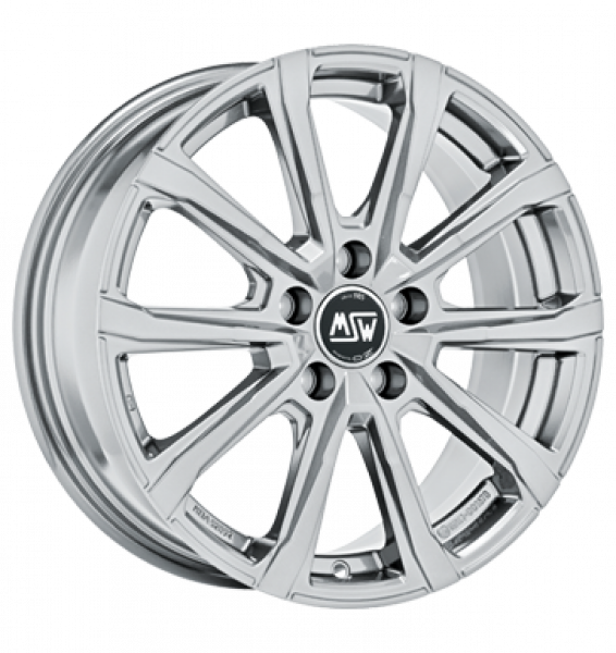 MSW, 79, 6,5x16 ET40 5x100 57,1, full silver