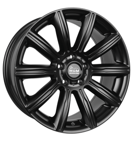 MAM, 7N, 8x18 ET35 5x120 72,6, matt black painted