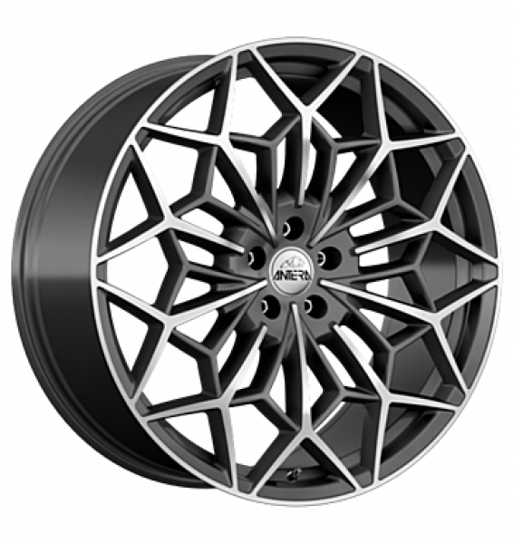 Antera, A105, 8,5x21 ET35 5x112 66,6, Moon Grey Diamond
