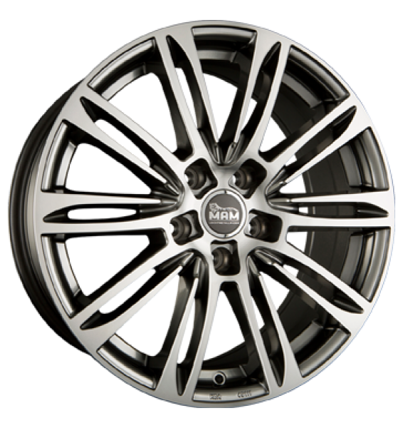 MAM, A4, 7,5x17 ET45 5x112 66,6, hyper frontpoliert