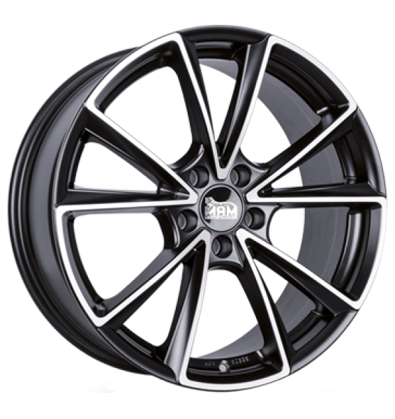 MAM, A5, 8x19 ET30 5x112 66,6, matt black front polish