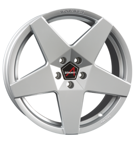 Borbet, A neu, 8,5x19 ET45 5x108 72,5, brillant silver