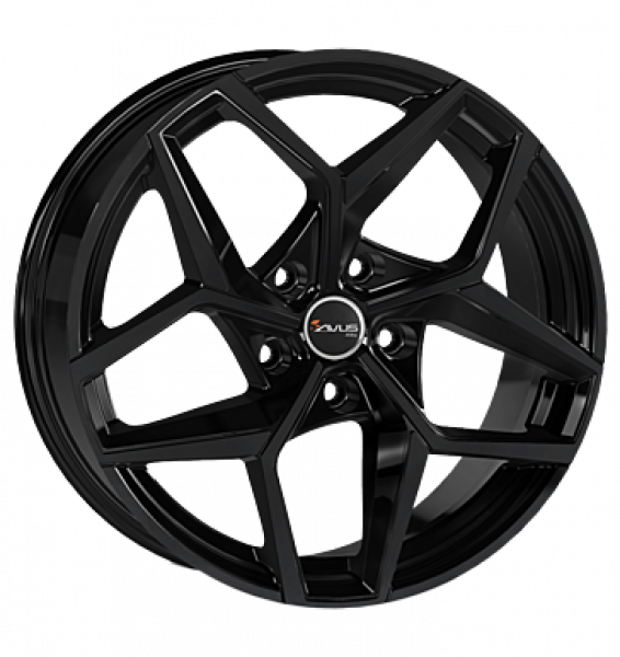 Avus, AC-523, 8x19 ET43 5x108 73,1, black