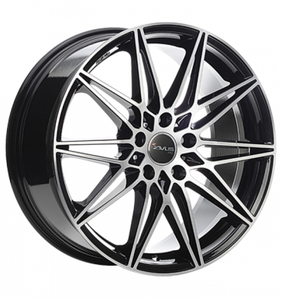Avus, AC-MB5, 8,5x19 ET35 5x120 72,6, black polished