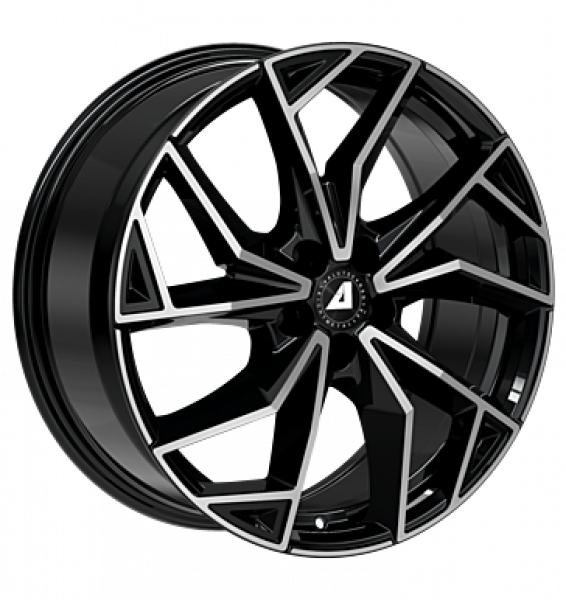 Alutec, ADX.02, 7,5x18 ET40 5x114,3 70,1, diamant schwarz frontpoliert