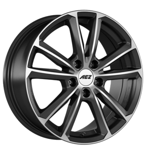 AEZ, Tioga titan, 7x17 ET48 5x112 70,1, graphite matt polished