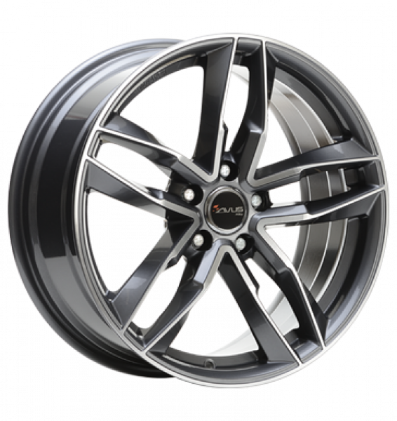 Avus, AF 16, 10x21 ET30 5x112 66,6, anthracite polished