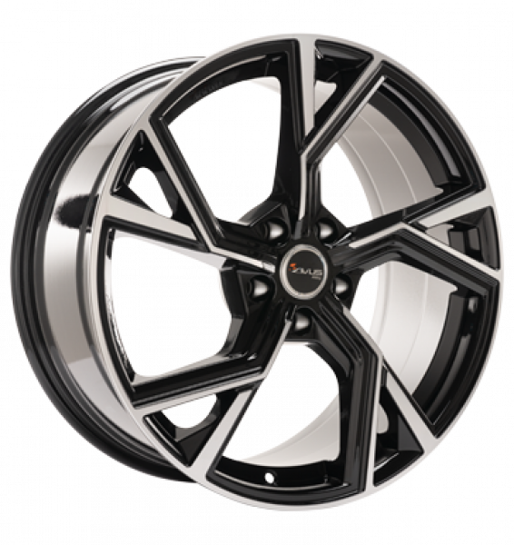 Avus, AF 20, 9,5x21 ET31 5x112 66,6, black polished