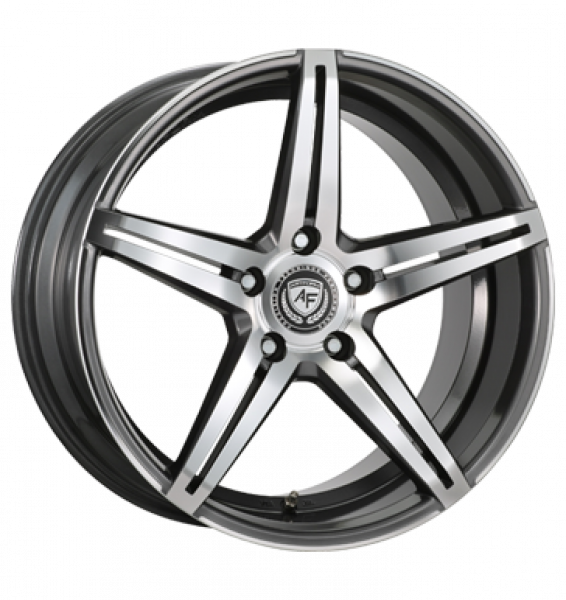 artFORM, AF-301, 10,5x21 ET45 5x114,3 67,1, gunmetal polished