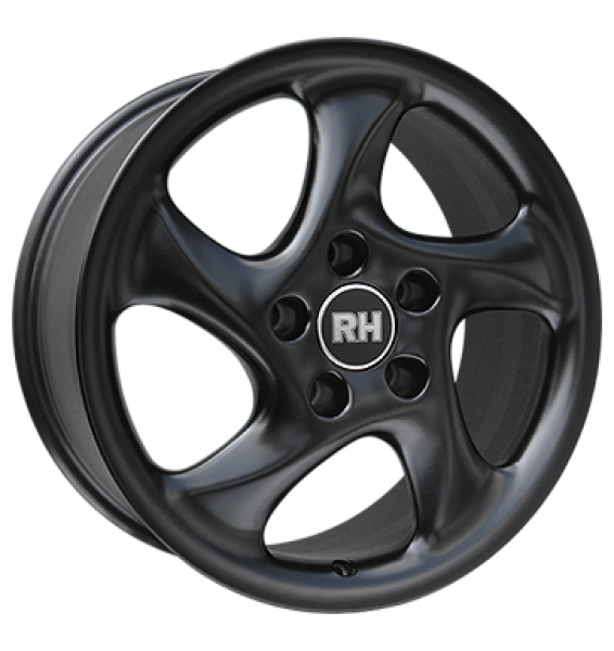 RH, AH Turbo, 8x17 ET47 5x130 71,5, racing schwarz lackiert
