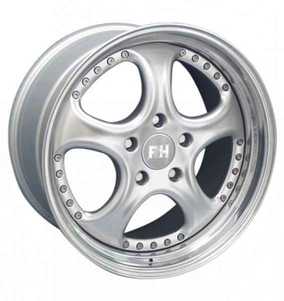 RH, AL Cup, 9,5x19 ET35 5x112 72,6, silber Horn hochgl. pol.