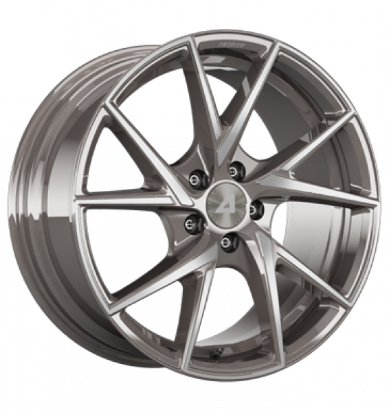 Alutec, ADX.01, 8,5x18 ET30 5x112 70,1, metallic-platinum frontpoliert