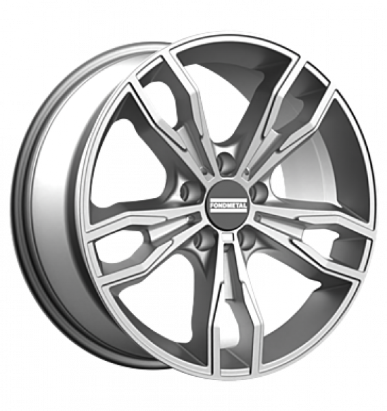 Fondmetal, Alke, 8x19 ET45 5x120 72,5, glossy silver