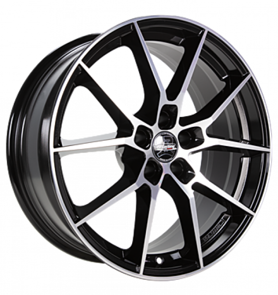 Diewe Wheels, Alla, 9x19 ET28 5x112 66,6, NeroS machined