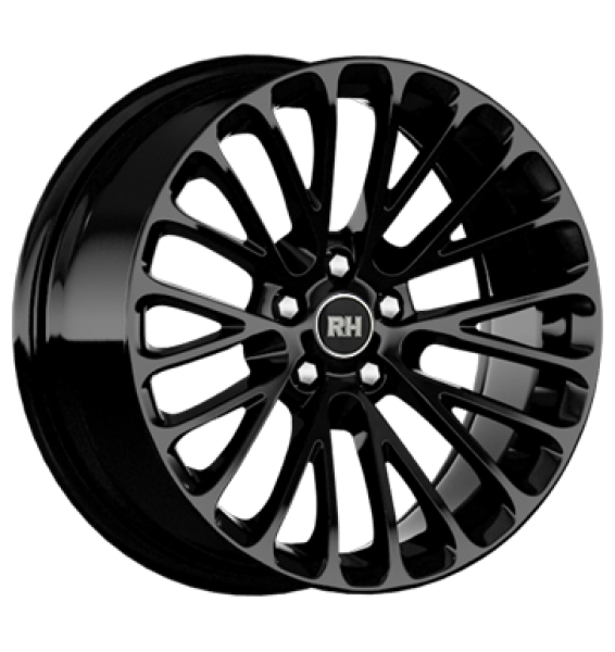 RH, AR1, 8x17 ET35 5x100 64,1, schwarz glanz lackiert
