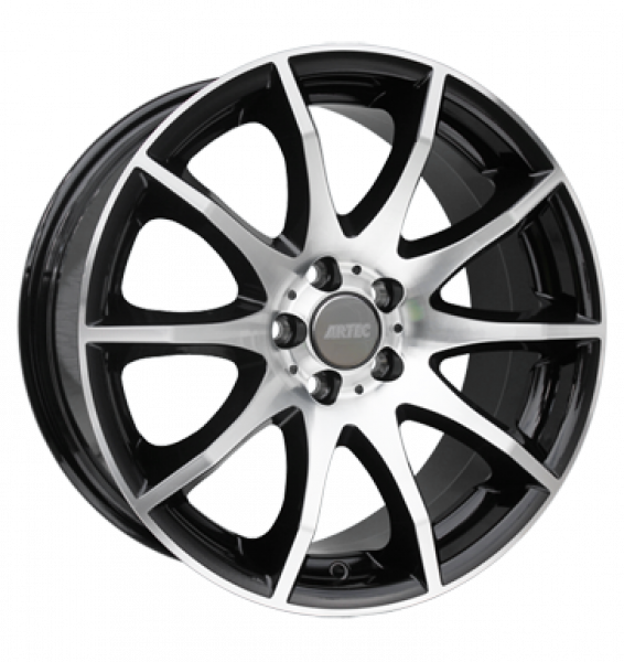 RH, AR2, 7,5x18 ET35 5x112 72,6, schwarz vollpoliert