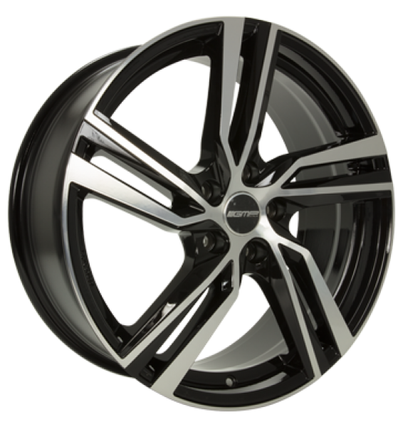GMP, Arcan, 8,5x20 ET45 5x108 63,4, black diamond
