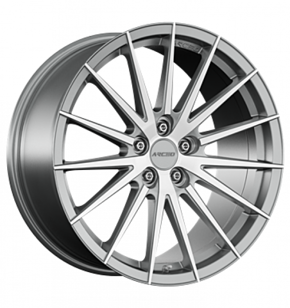 Arceo, Lisbon, 8,5x19 ET35 5x114,3 73,1, silver diamond
