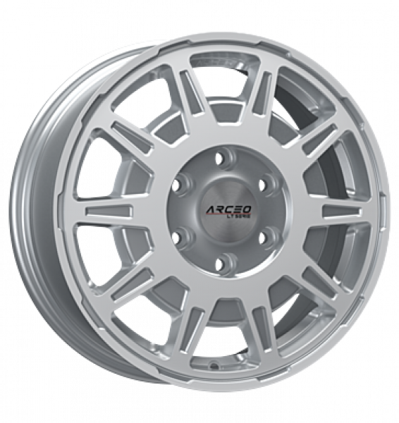 Arceo, LT01, 6,5x16 ET60 5x130 78,1, silver diamond