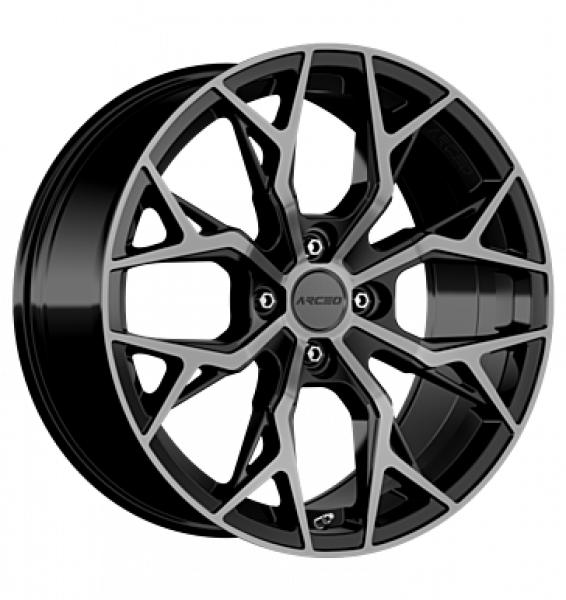 Arceo, M-01, 7,5x17 ET35 4x100 73,1, Black Tint